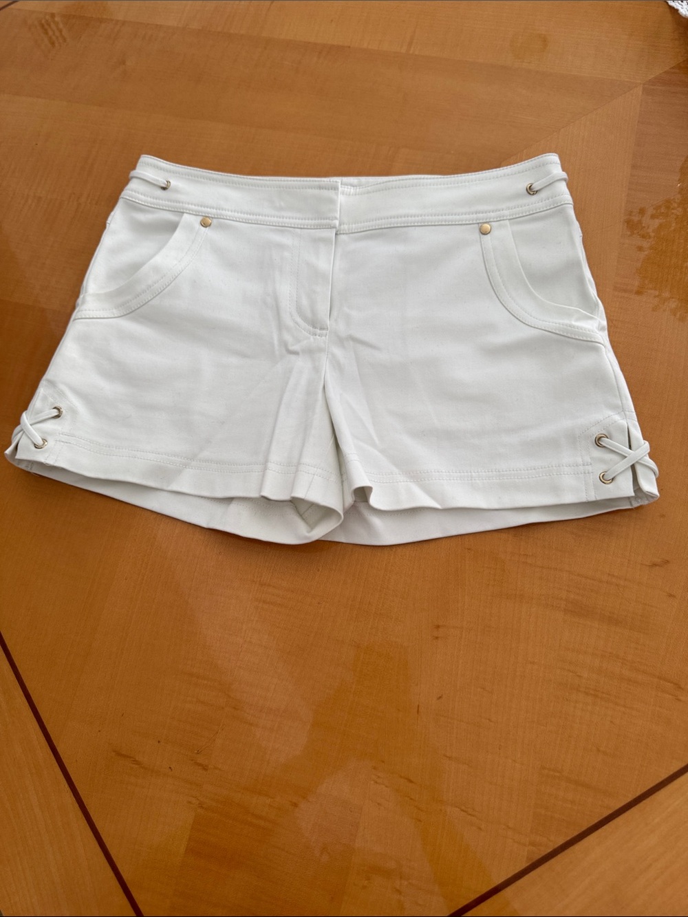 Cache Women’s White High-Rise Casual Shorts size2